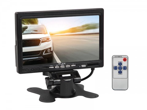 Monitorius LCD 7" 12V / 24V RCA Blow